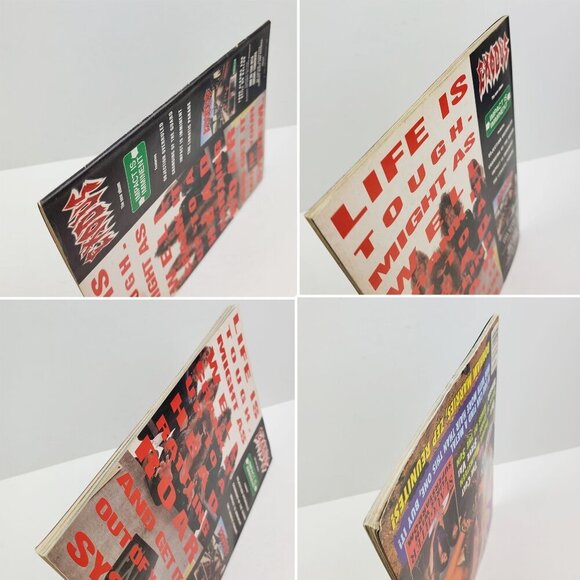 RIP Magazine Metallica Poison Cult Vai Ratt Slaughter VTG Oct. 1990 Unread Stock - Picture 6 of 11